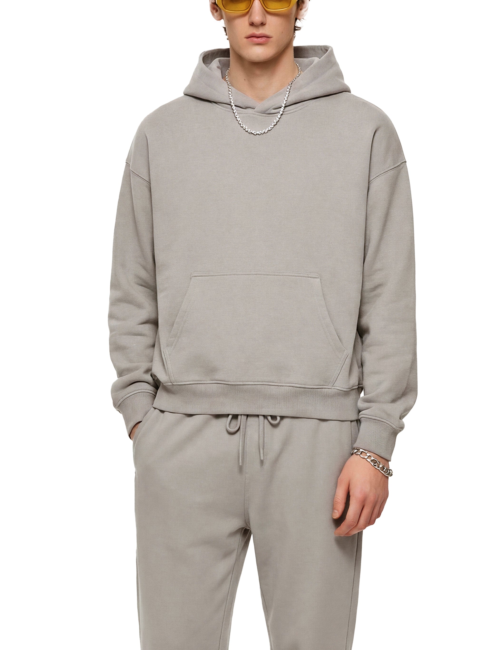 Unisex Essential Boxy Heavyweight Drop-Shoulder Hoodie