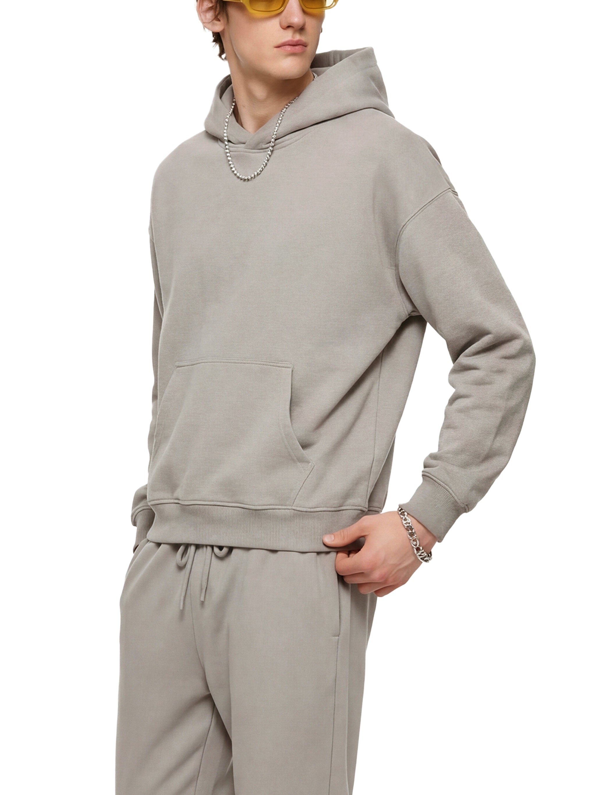 Unisex Essential Boxy Heavyweight Drop-Shoulder Hoodie
