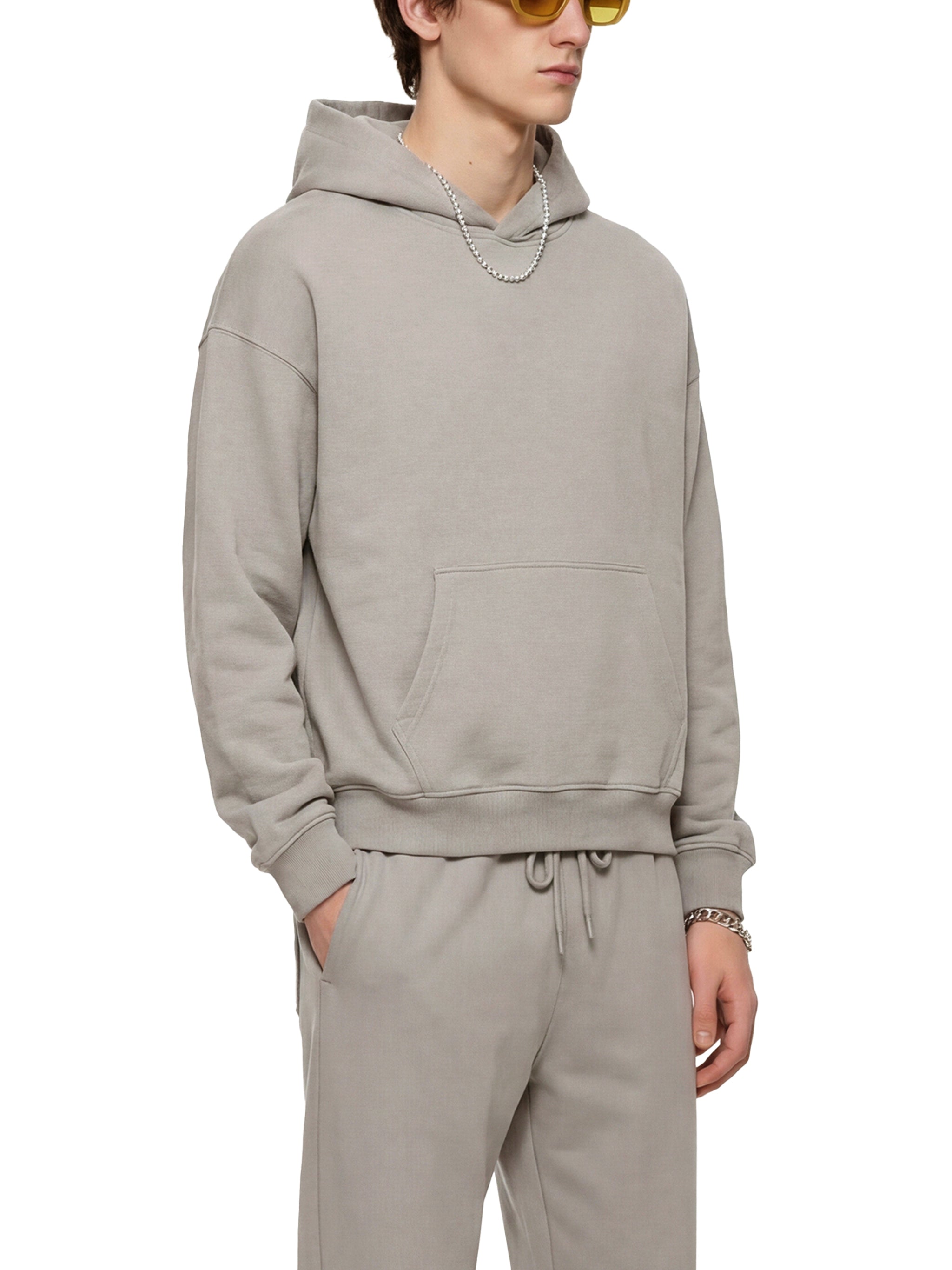 Unisex Essential Boxy Heavyweight Drop-Shoulder Hoodie