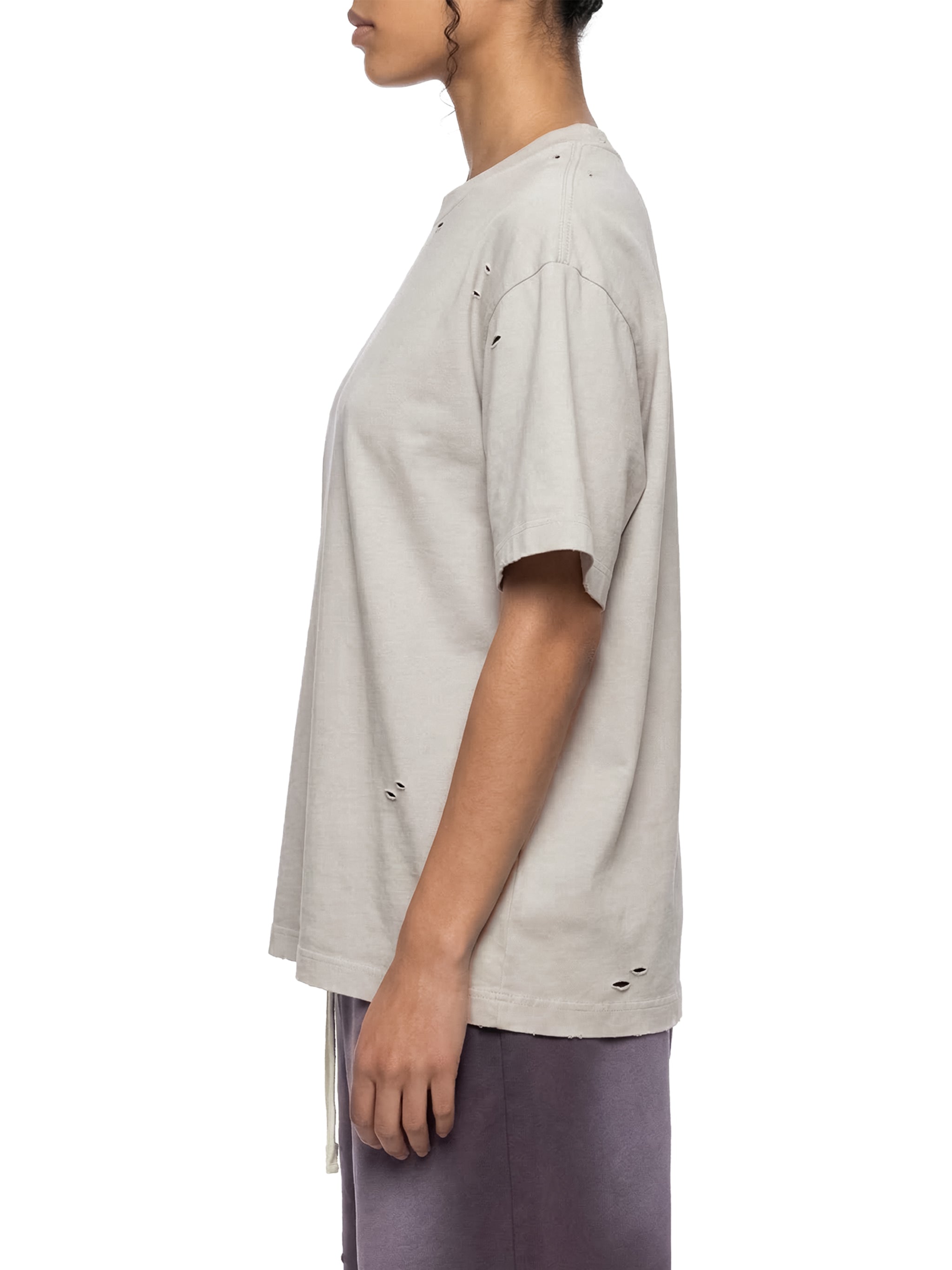 Unisex Vintage Washed Distressed Boxy Oversized T-Shirt
