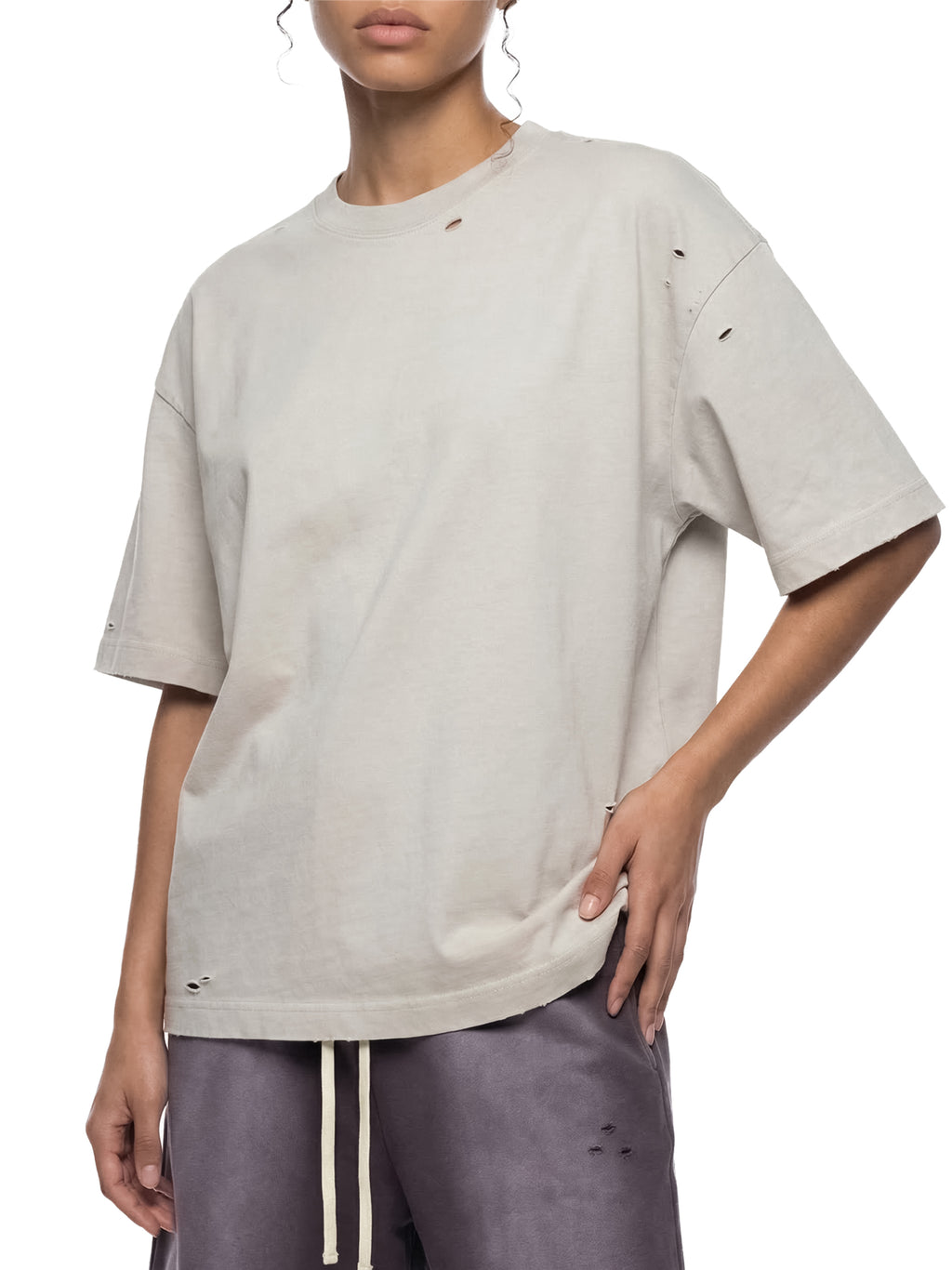 Unisex Vintage Washed Distressed Boxy Oversized T-Shirt