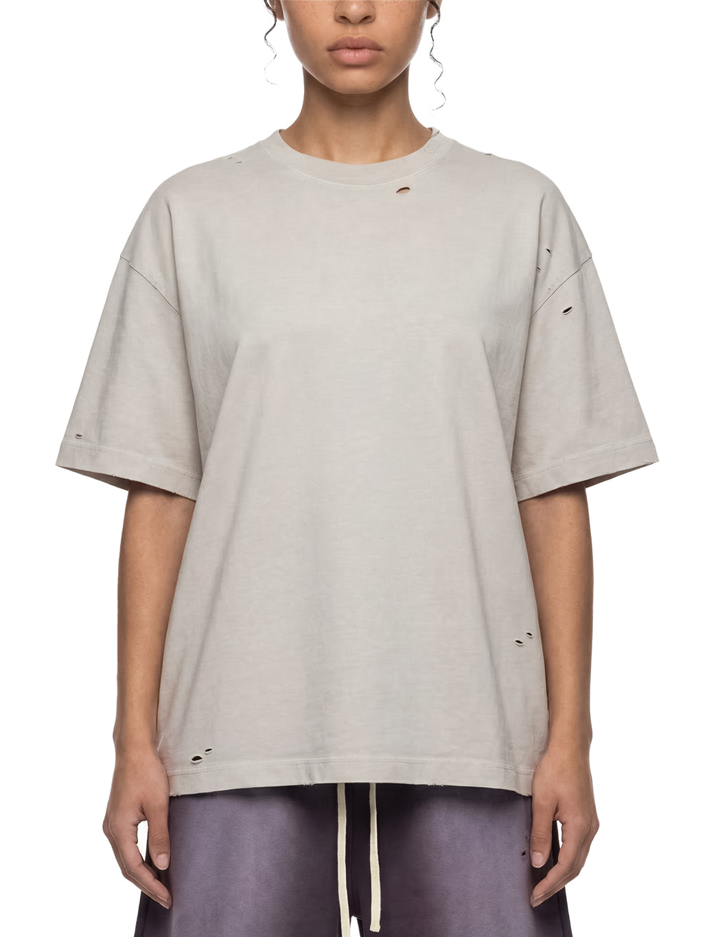 Unisex Vintage Washed Distressed Boxy Oversized T-Shirt
