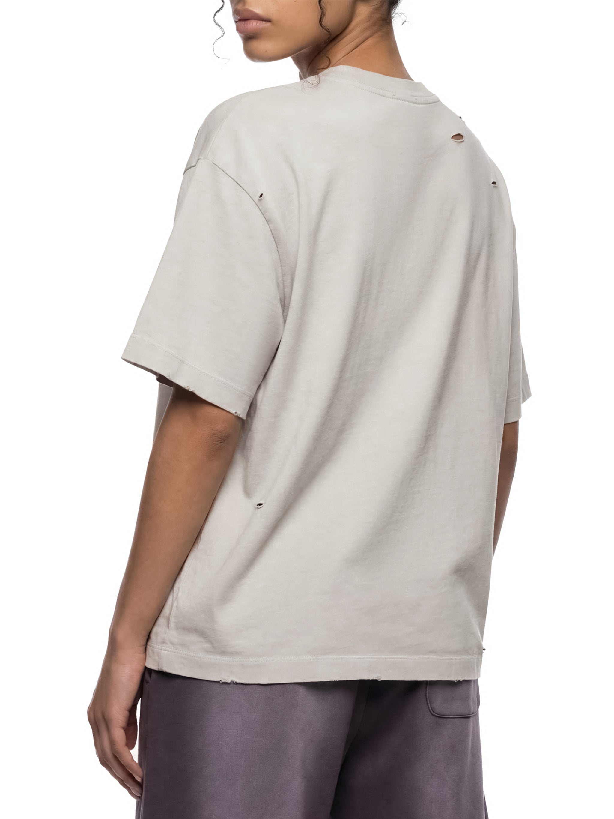 Unisex Vintage Washed Distressed Boxy Oversized T-Shirt