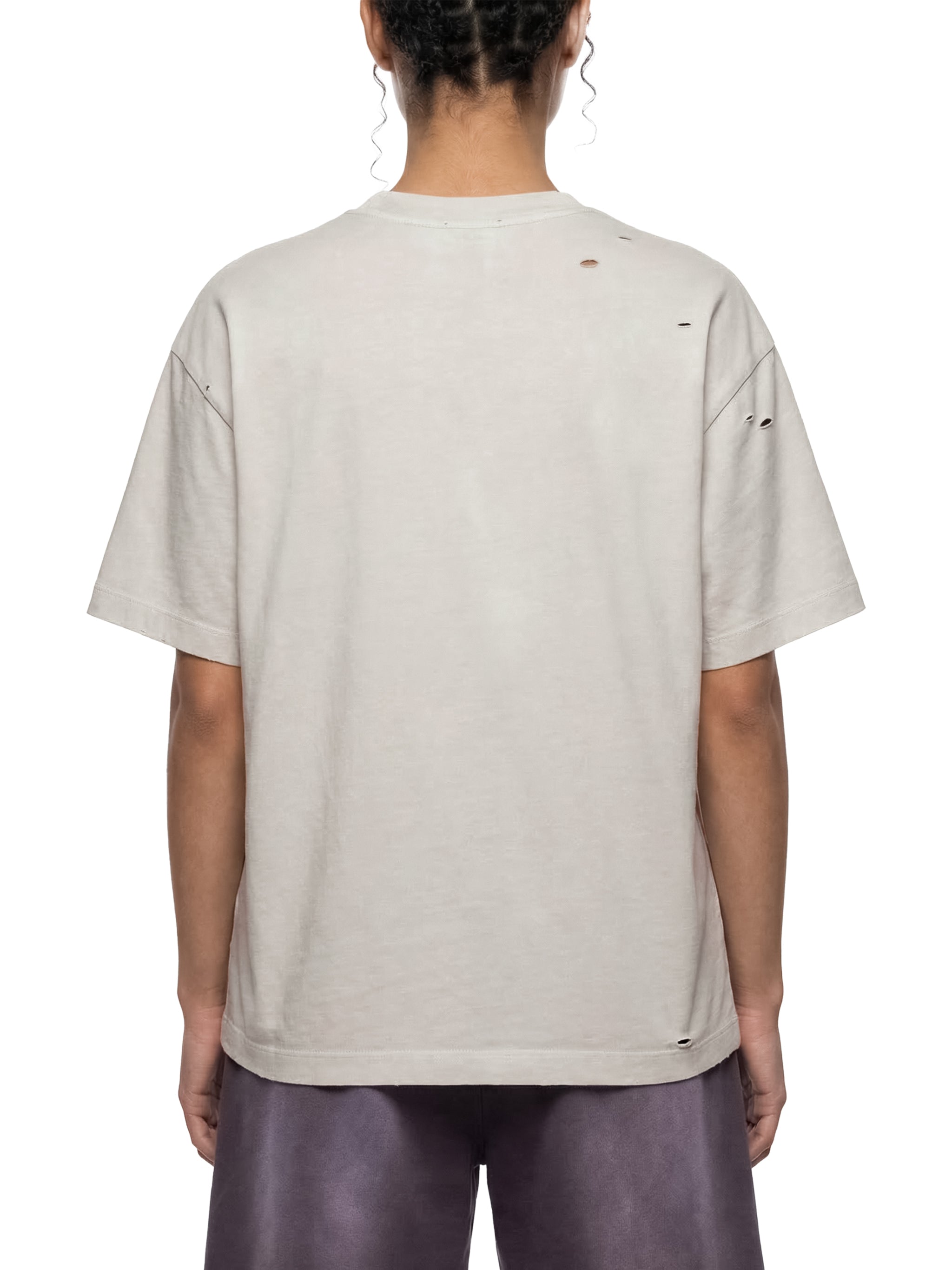 Unisex Vintage Washed Distressed Boxy Oversized T-Shirt