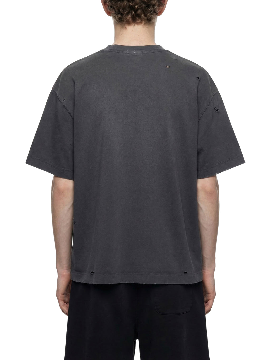 Unisex Vintage Washed Distressed Boxy Oversized T-Shirt