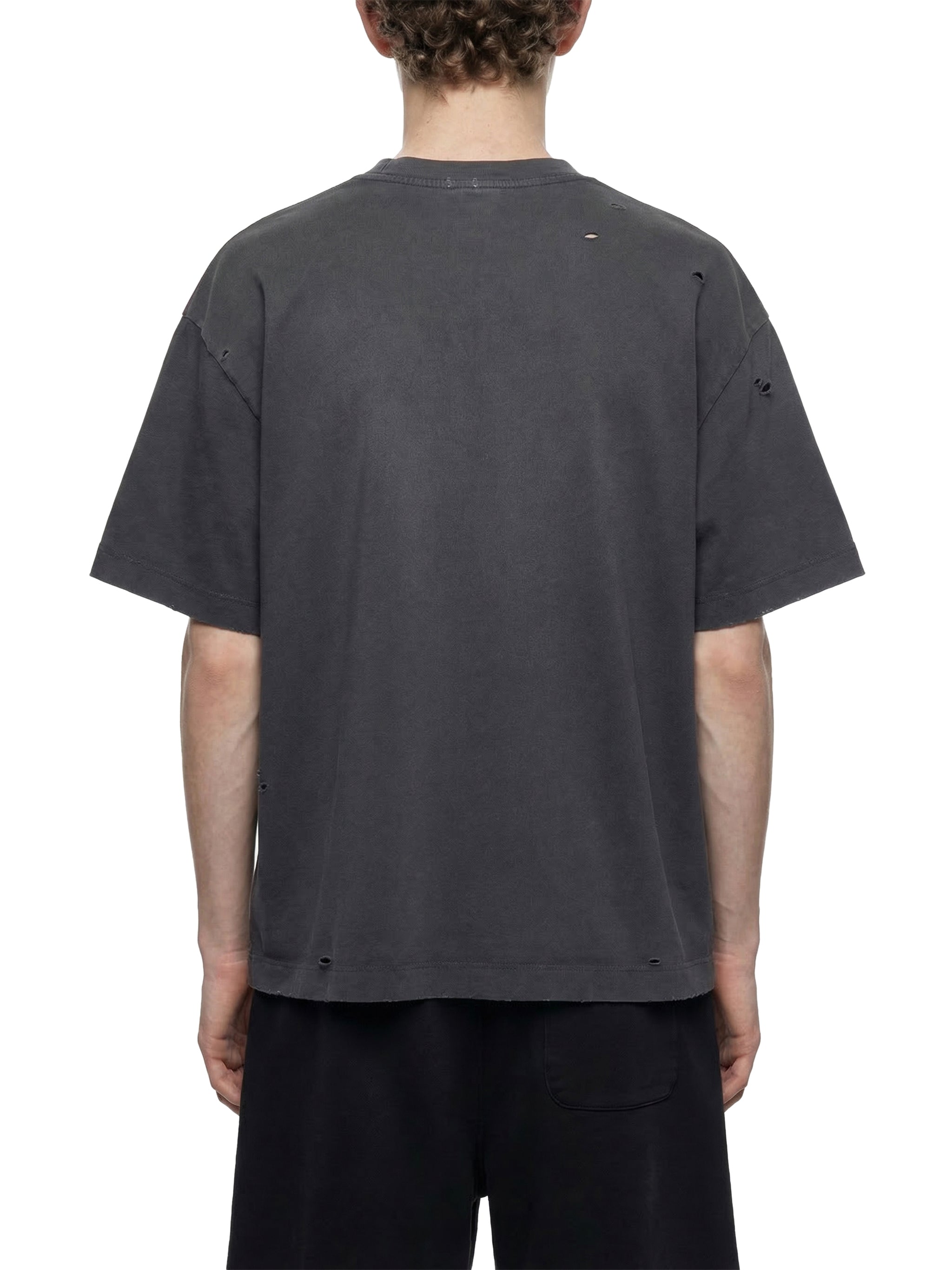 Unisex Vintage Washed Distressed Boxy Oversized T-Shirt