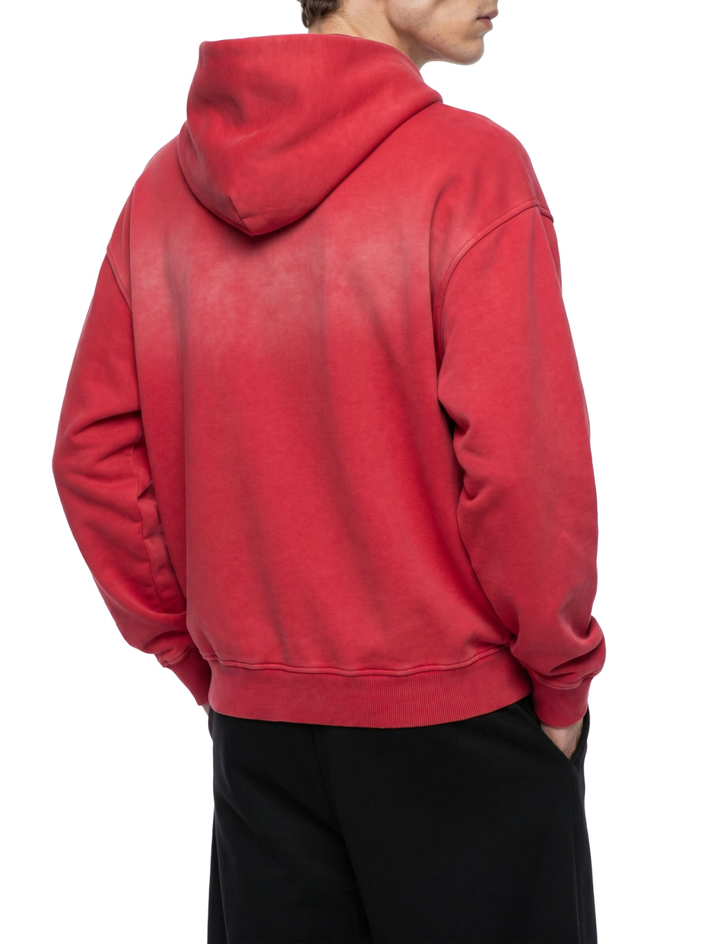 Sunfade Two-way Zipper Boxy Fleece Hoodie