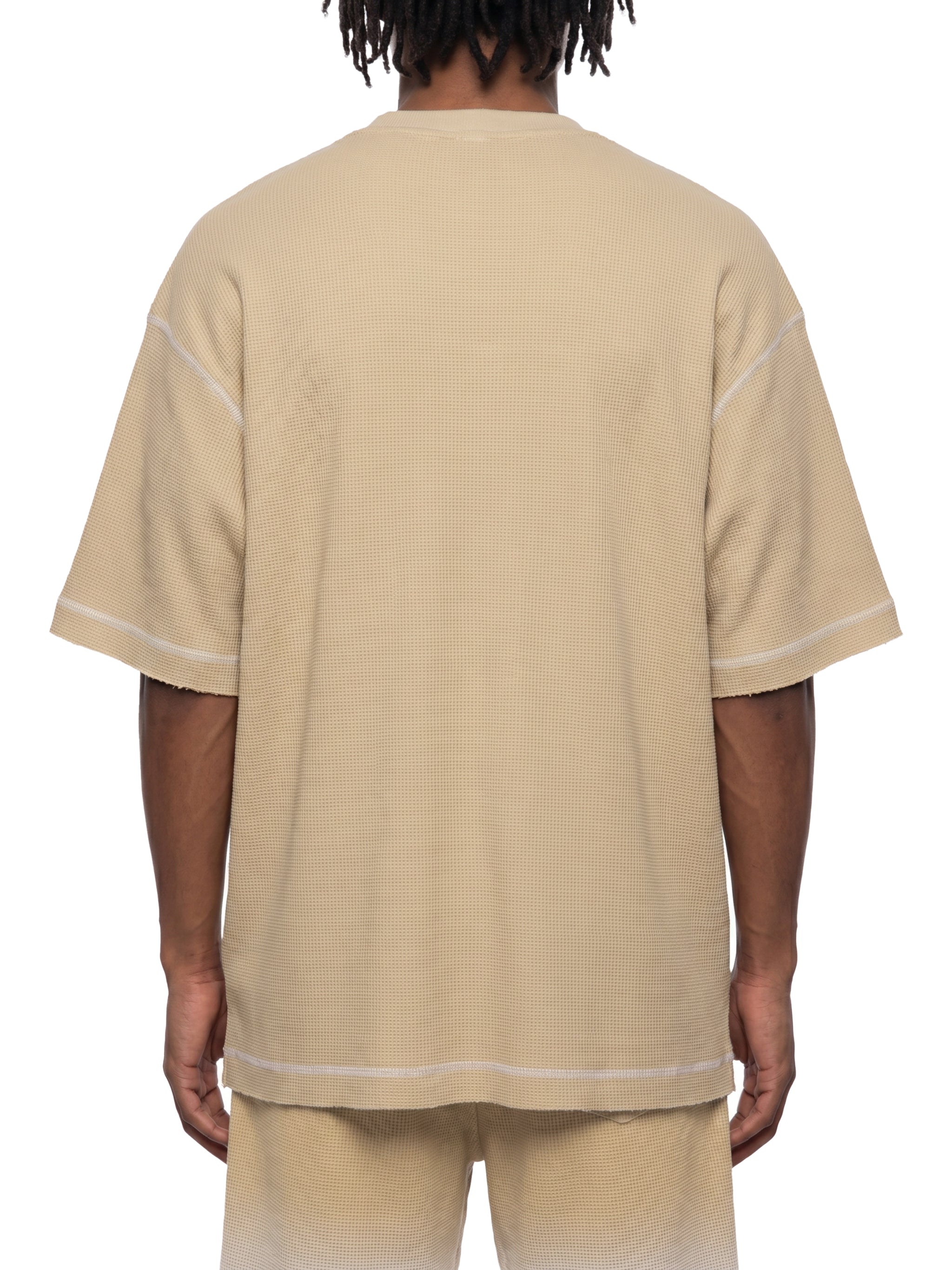 Unisex Sunfade Waffle Boxy T-Shirt